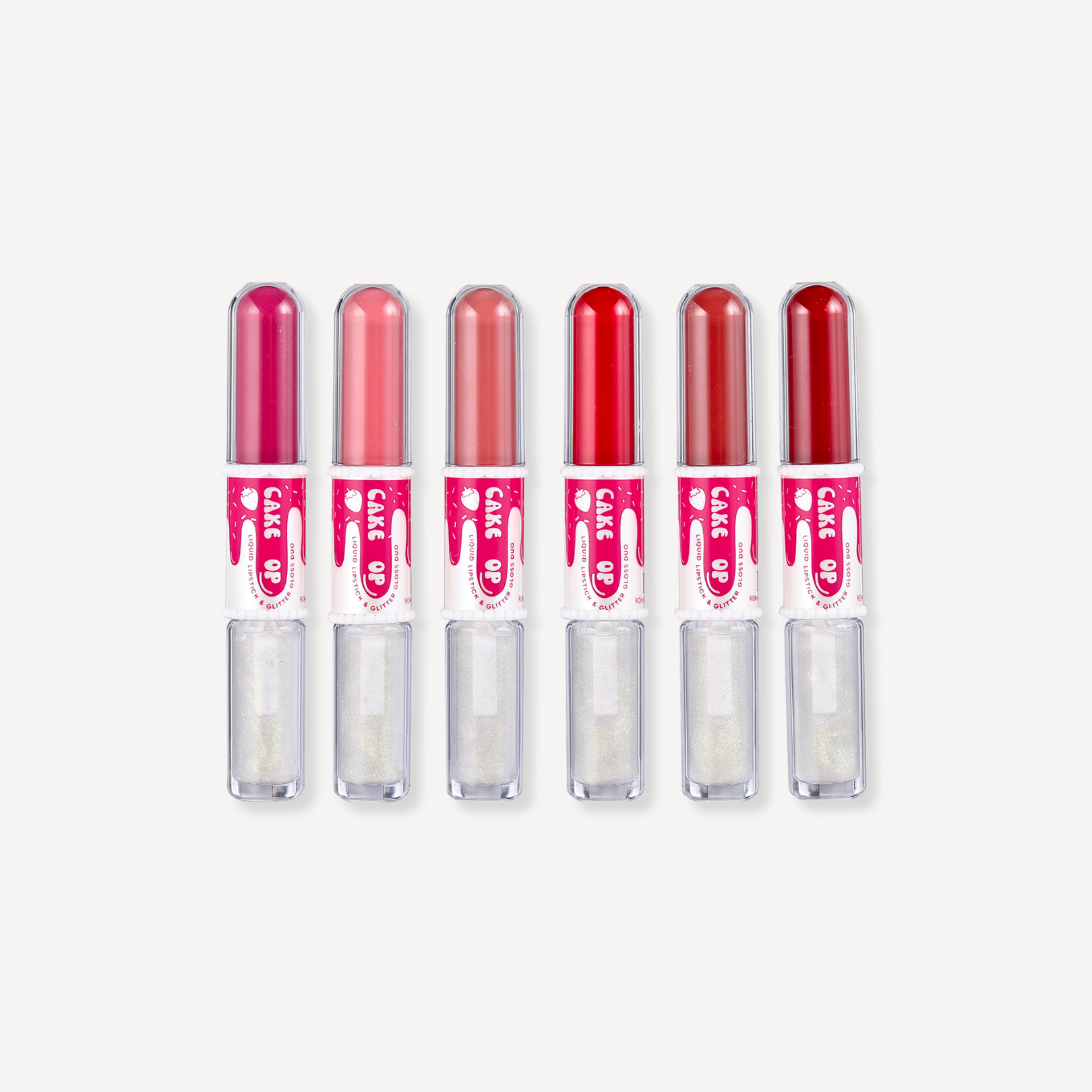 Cake Pop Liquid Lipstick & Glitter Gloss Topper DUO